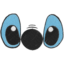 Matriz de Bordado Carinha do Stitch
